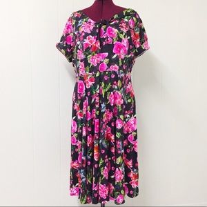 2X | 18 NWT UNIQUE VINTAGE Floral Retro Rockabilly